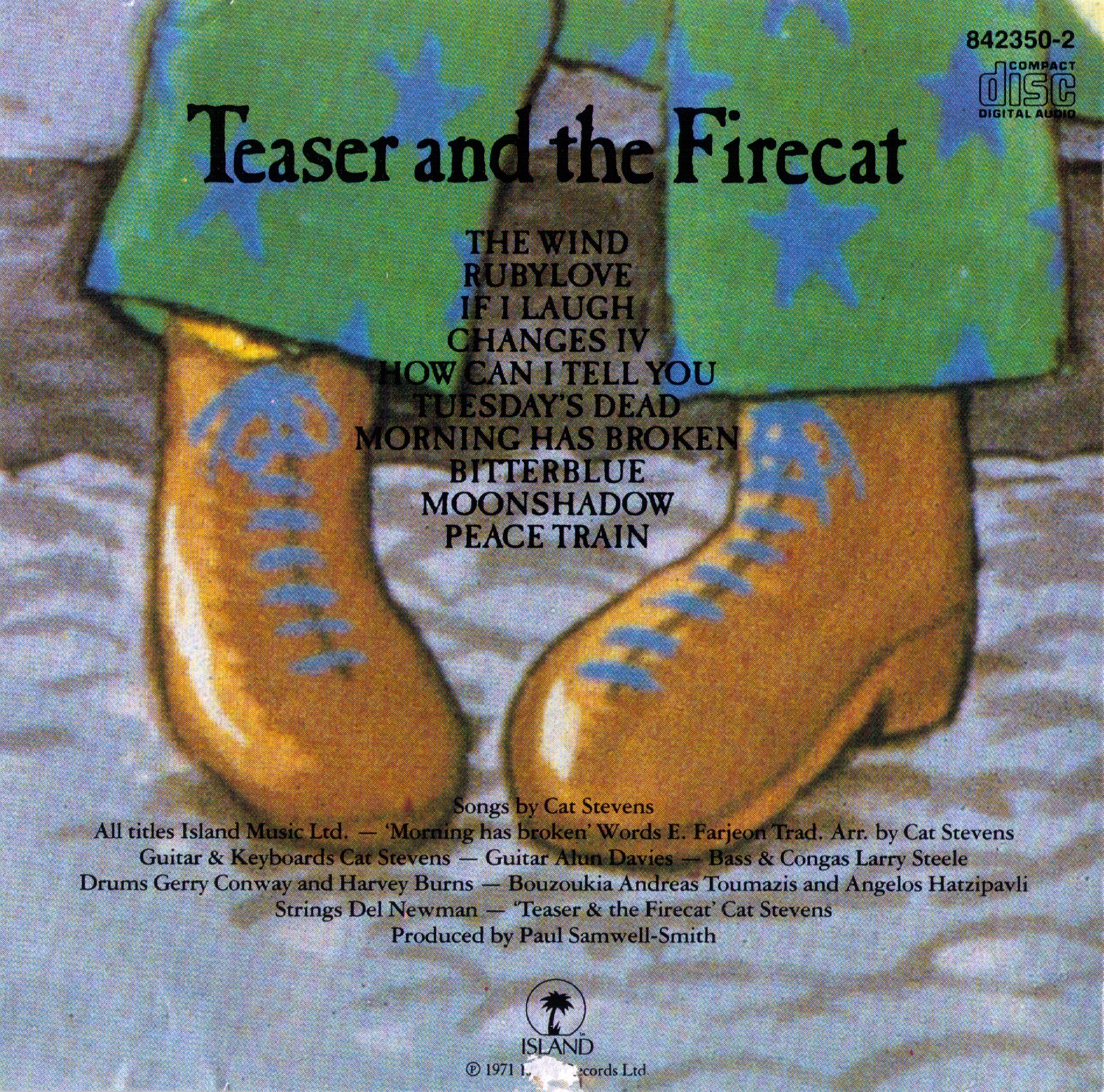 Cat Stevens  Teaser And The Firecat : Front in  uk